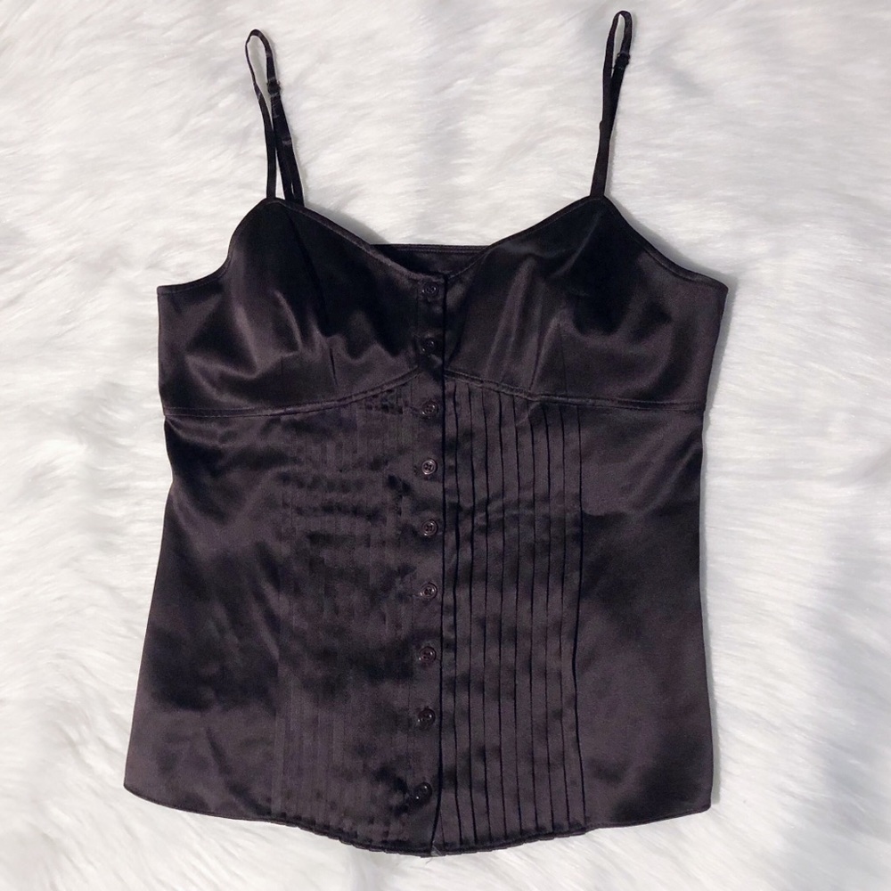 Brown Silk Top